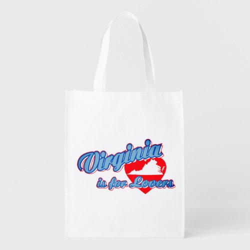Virginia is for Lovers Grocery Bag