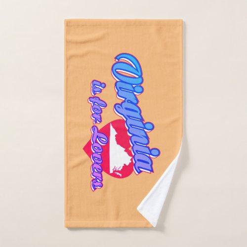 Virginia is for Lovers Hand Towel