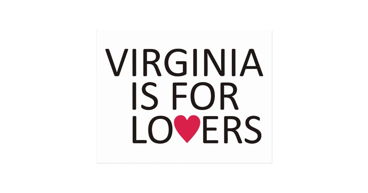 Virginia Is For Lovers Postcard 2050