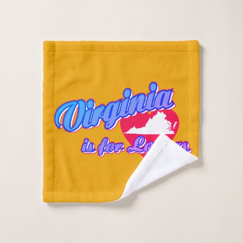 Virginia is for Lovers Wash Cloth