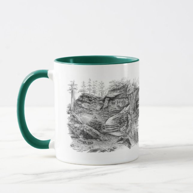 Virginia Kendall Ledges Trail (CVNP) Mug (Left)