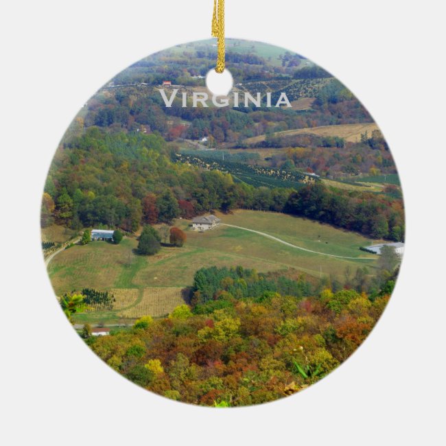 Virginia Landscape Ornament