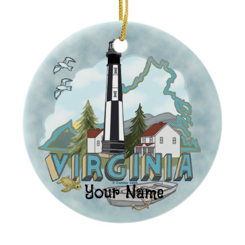 Virginia Lighthouse Ornament