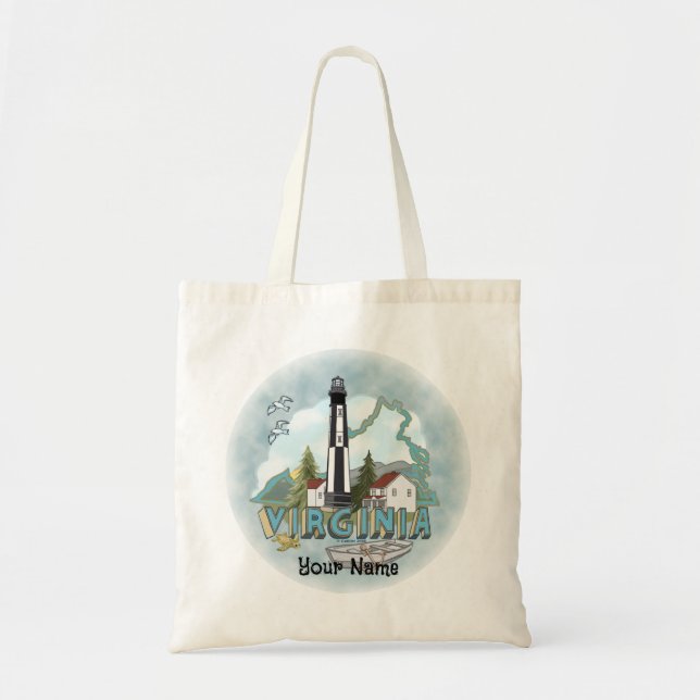 Virginia Lighthouse  Tote Bag (Front)