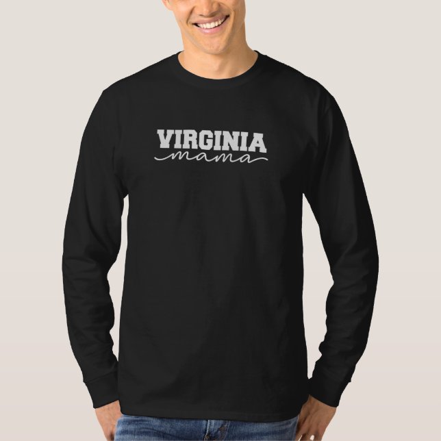 Virginia Mama USA State Mother T-Shirt (Front)