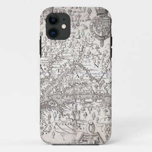 Virginia Map, 1612 iPhone 11 Case