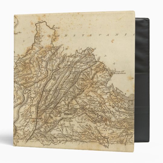 Virginia Map by Arrowsmith Binder