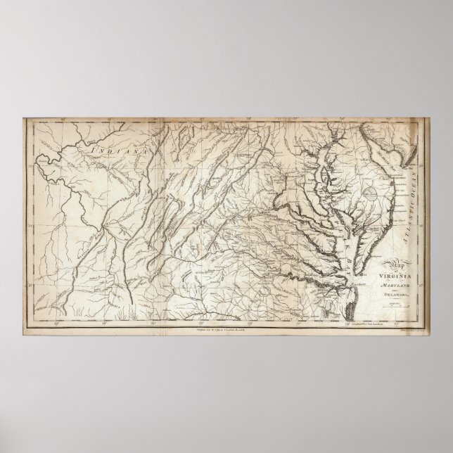 Virginia, Maryland and Delaware Poster (Front)