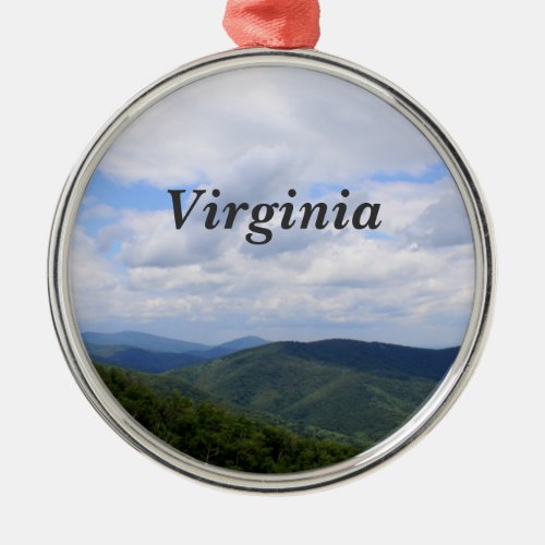 Virginia Metal Ornament