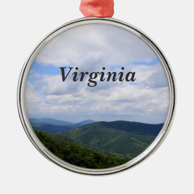 Virginia Metal Ornament (Front)