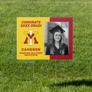Virginia Military Institute Congrats Grad Sign