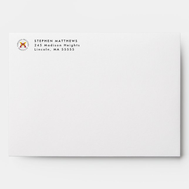 Virginia Military Institute Envelope (Front)