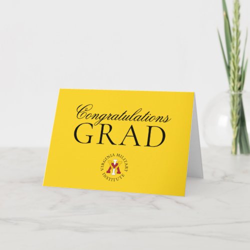 Virginia Military Institute  Graduation Card