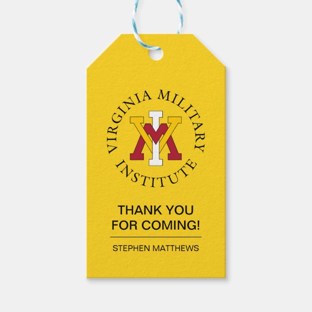 Virginia Military Institute | Graduation Gift Tags (Front)