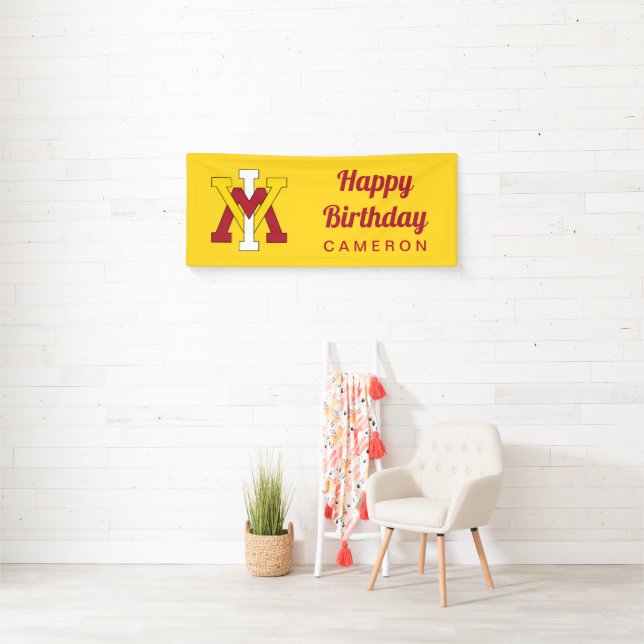Virginia Military Institute Insignia | Birthday Banner (Insitu)