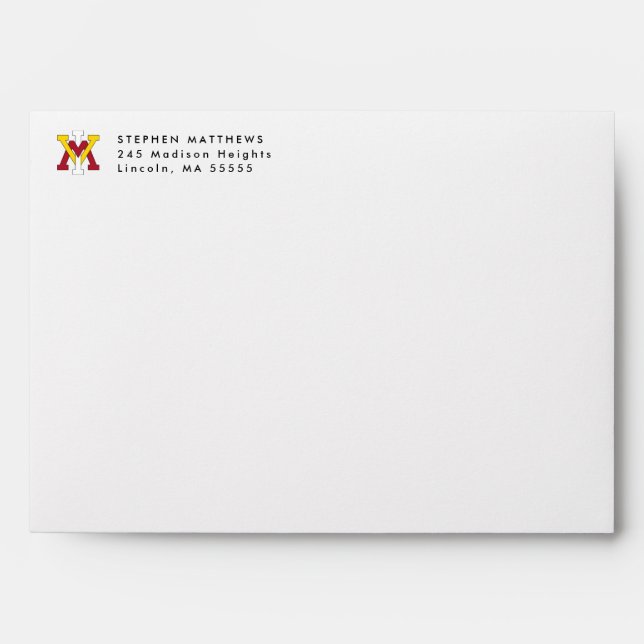 Virginia Military Institute Insignia Envelope (Front)