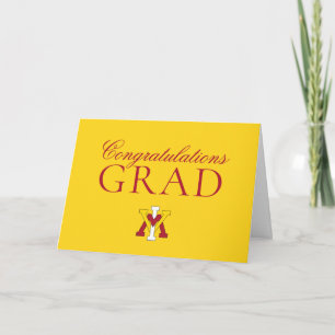 Virginia Military Institute Insignia   Graduation Card