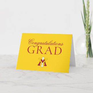 Virginia Military Institute Insignia | Graduation Card