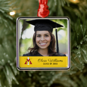 Virginia Military Institute Insignia Graduation Metal Ornament