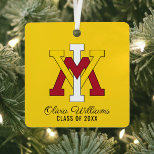 Virginia Military Institute Insignia Graduation Metal Ornament