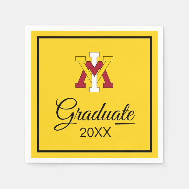 Virginia Military Institute Insignia | Graduation Napkins (Front)