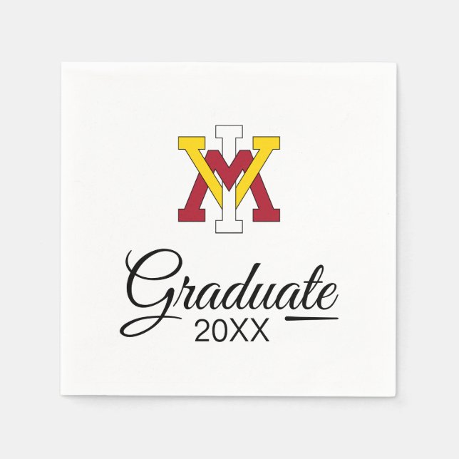 Virginia Military Institute Insignia | Graduation Napkins (Front)