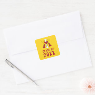 Virginia Military Institute Insignia Graduation Square Sticker