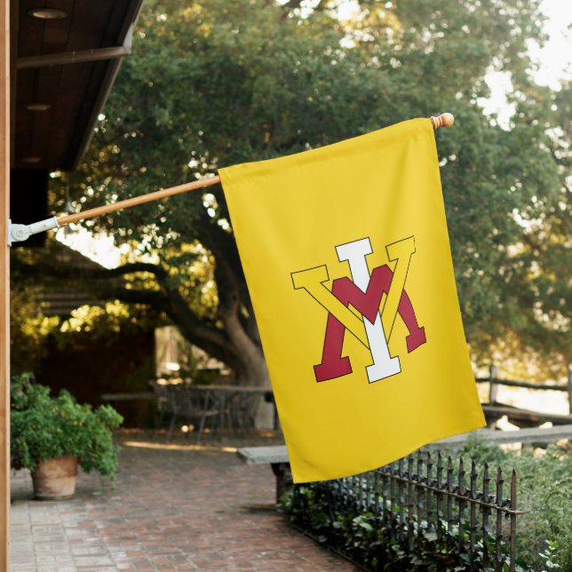 Virginia Military Institute Insignia House Flag (In SItu)
