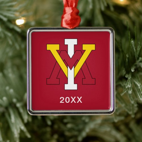 Virginia Military Institute Insignia Metal Ornament