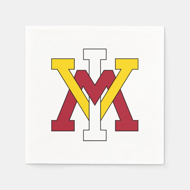 Virginia Military Institute Insignia Napkins (Front)