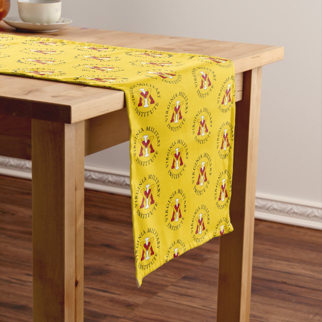 Virginia Military Institute Short Table Runner (In Situ)