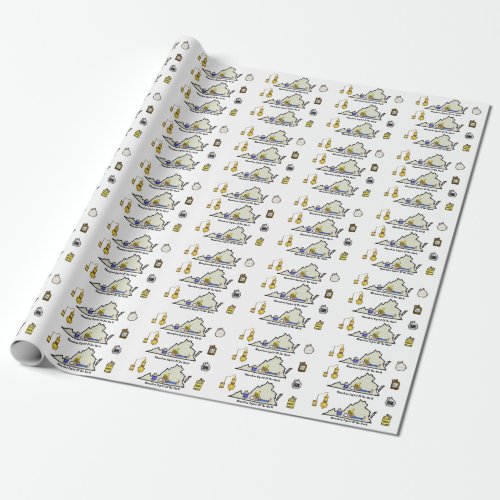 Virginia Moonshine Wrapping Paper Ver 2