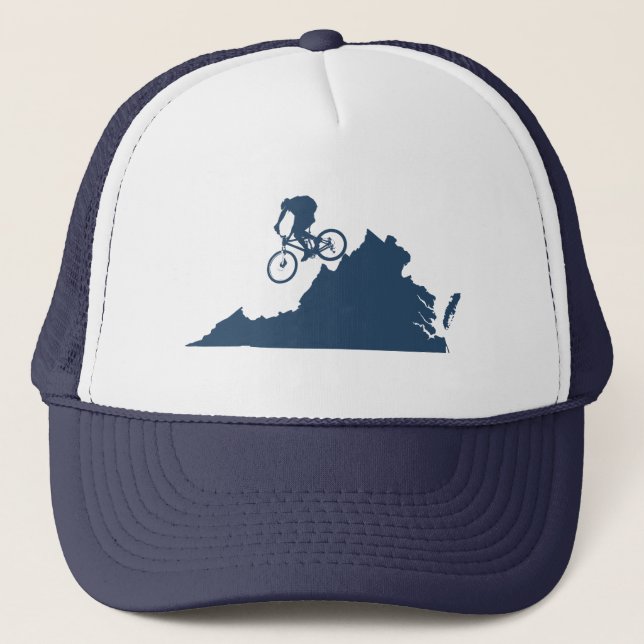 Virginia Mountain Biking Trucker Hat (Front)