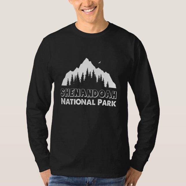 Virginia National Park Shenandoah Souvenir Mountai T-Shirt (Front)