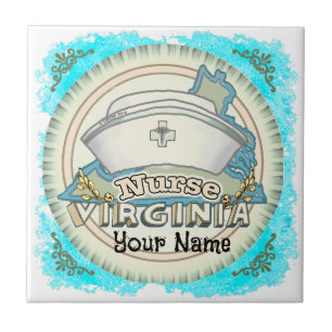Virginia Nurse Ceramic Tile