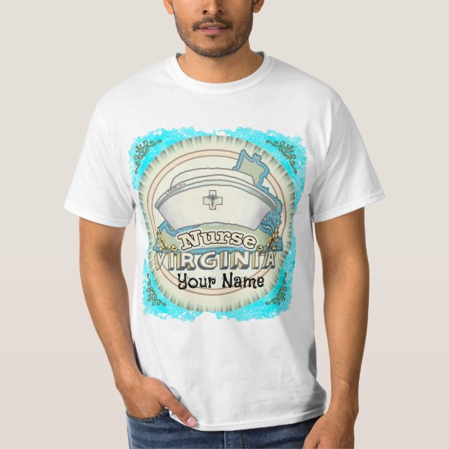 Virginia Nurse T-Shirt (Front)