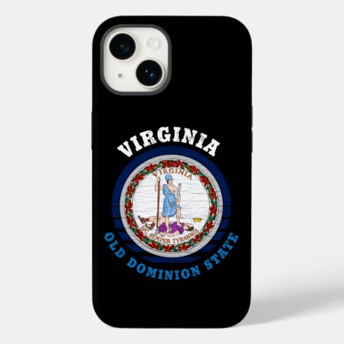 VIRGINIA OLD DOMINION STATE FLAG Case_Mate iPhone 14 CASE