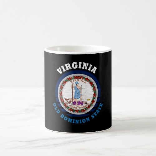 VIRGINIA OLD DOMINION STATE FLAG COFFEE MUG