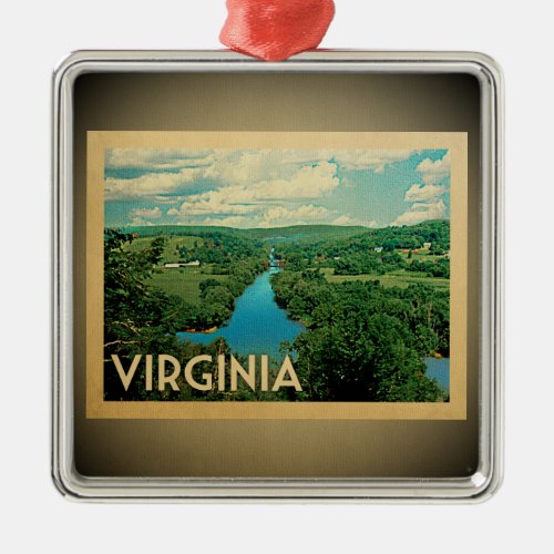 Virginia Ornament Vintage Travel