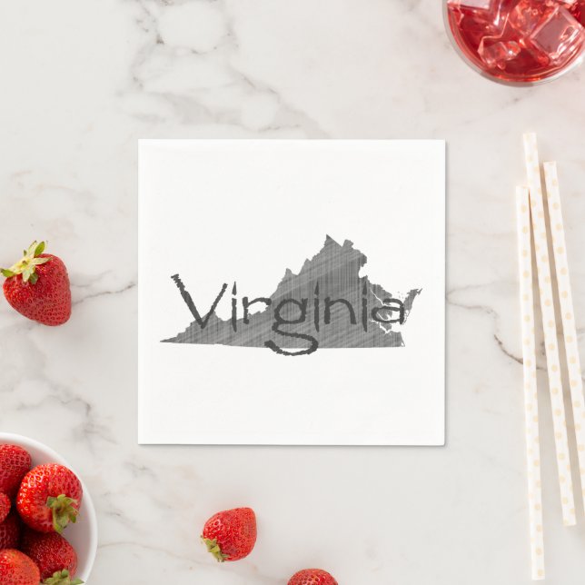Virginia Paper Party Napkins (Insitu)