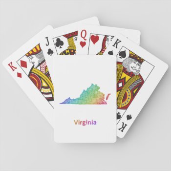 Virginia Playing Cards by ZYDDesign at Zazzle