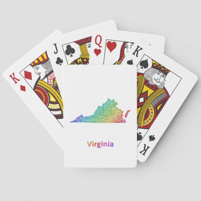 Virginia Poker Cards (Back)