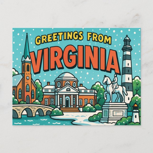 VIRGINIA Postcard (Front)
