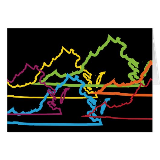 virginia pride blur cards (Front Horizontal)
