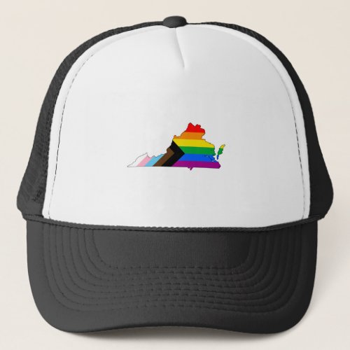 Virginia Progress Pride Trucker Hat