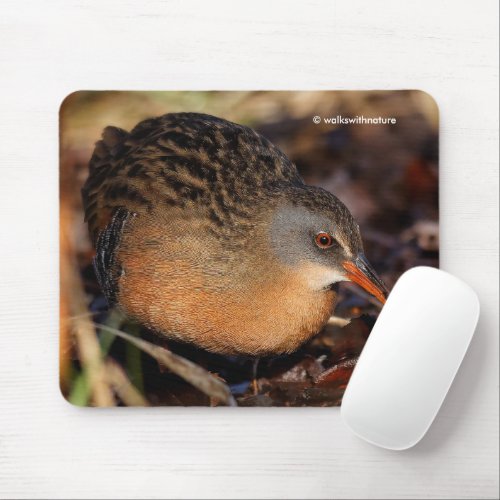 Virginia Rail Waterbird in the Underbrush Mouse Pad