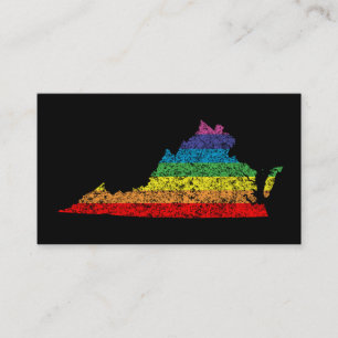 virginia rainbow business card