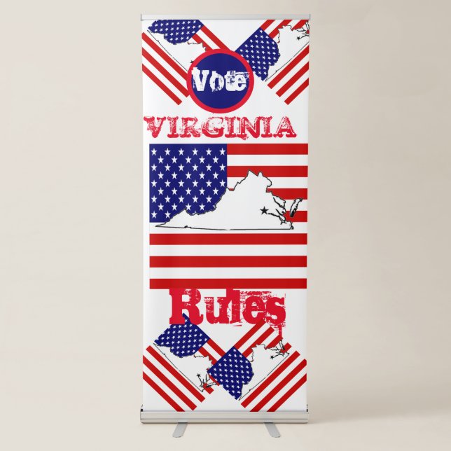 Virginia Retractable Banner (Front)