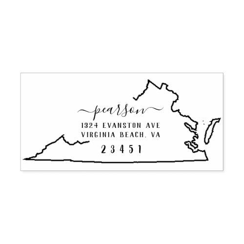 Virginia Return Address Stamp Self_Inking
