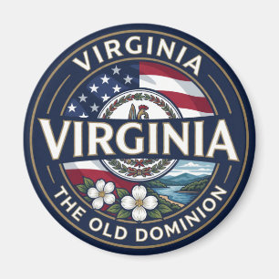 🏛️ Virginia Richmond Heritage Escape Magnet